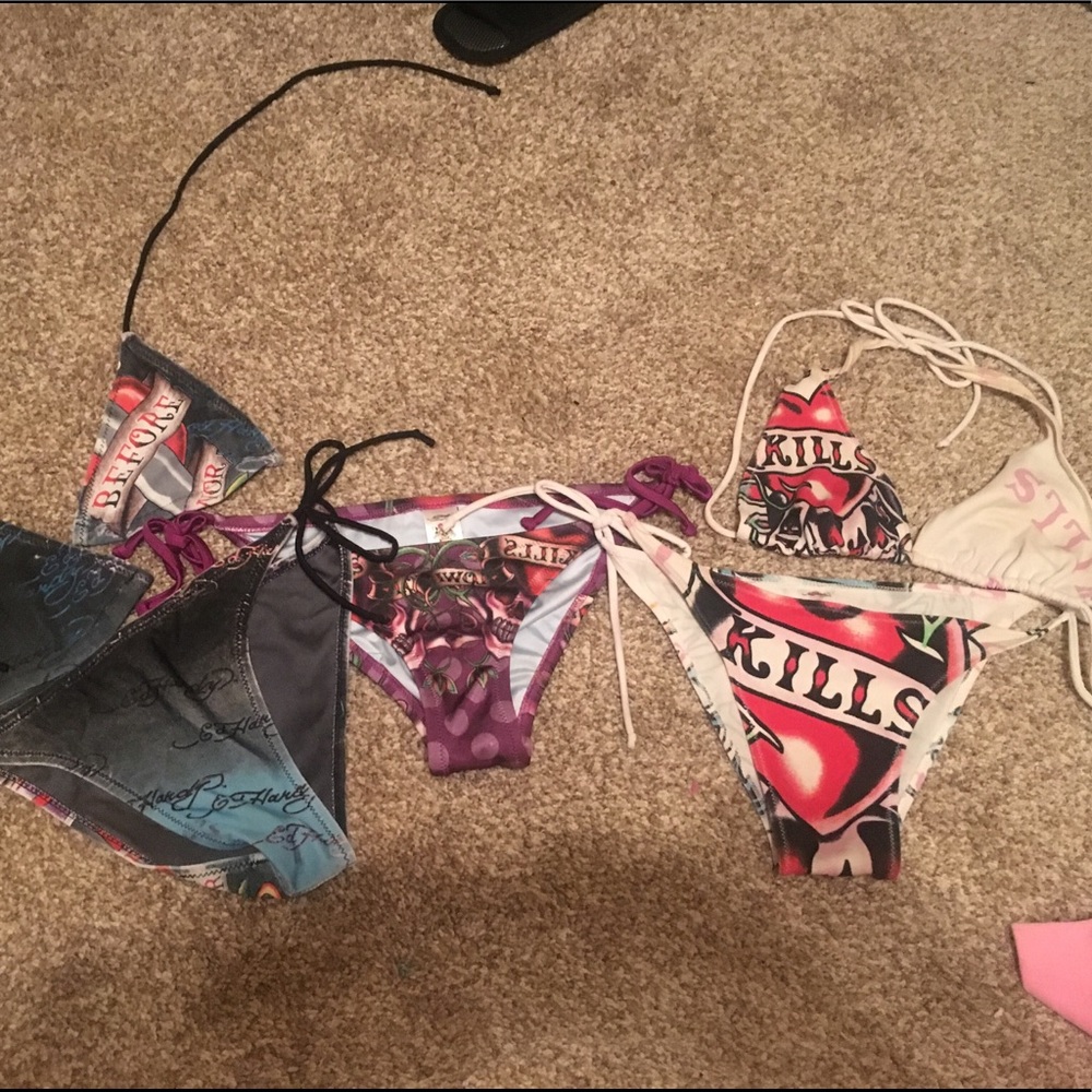 Ed Hardy swim lot size Small